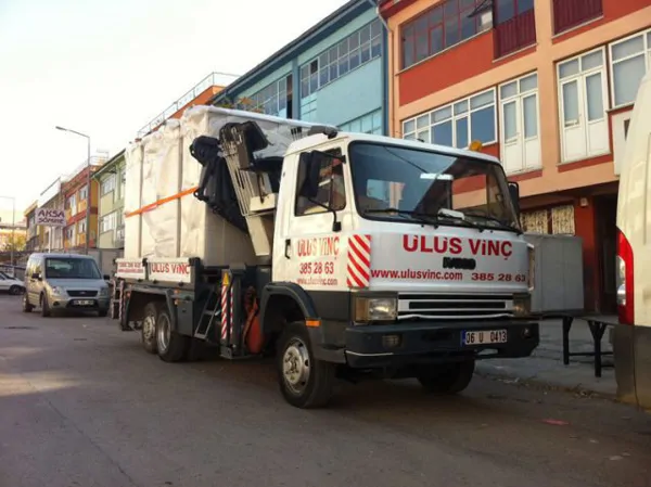 7-10 ton crane and aerial platform rental in Ankara.
