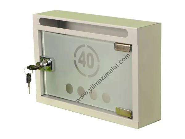 Horizontal Glass Mailbox
