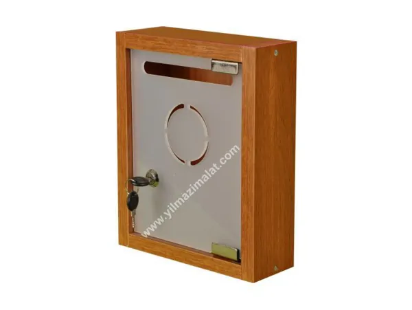 Wooden Cased Mailbox