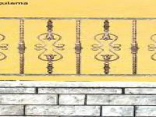 Wrought Iron Garden Railing