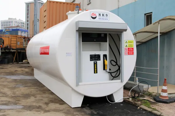 Above-ground fuel tank
