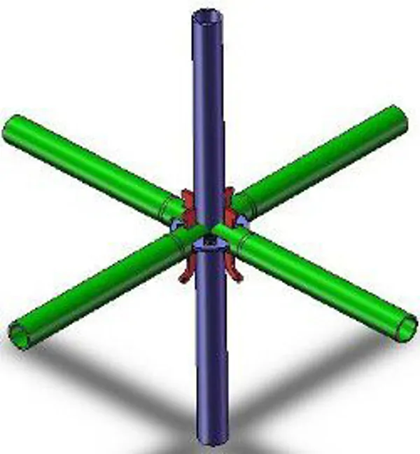 Cam-shaped - Flanged Scaffolding