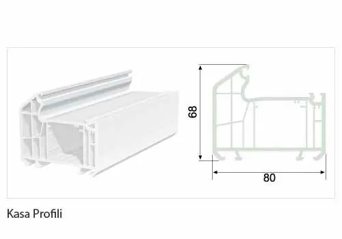 S75 Series PVC Window
