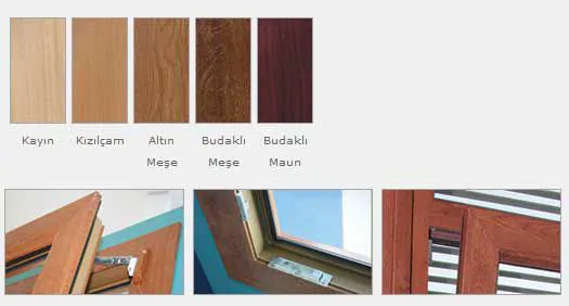 Laminated Series PVC Windows