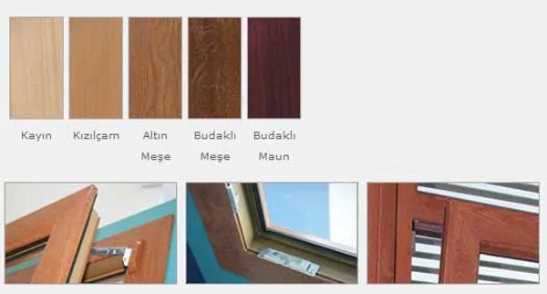 Laminated Series PVC Windows
