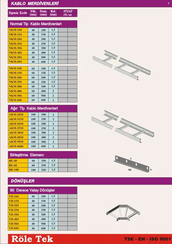 CABLE LADDERS