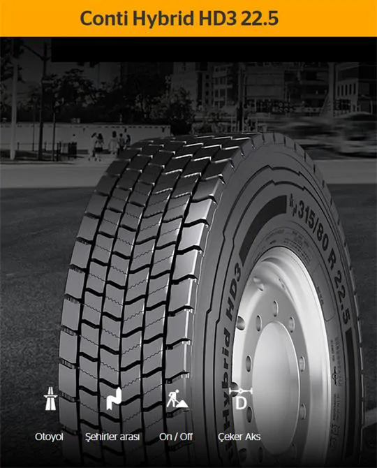 Conti Hybrid HD3 22.5 Yol/Yol dışı İnşaat Lastiği
