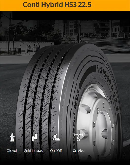 Conti Hybrid HS3 22.5 Otoyol Kamyon Lastiği