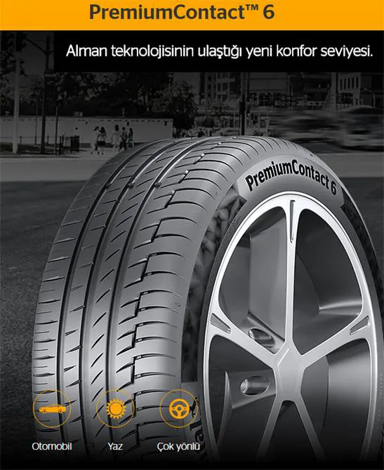 PremiumContact™ 6 Otomobil Yaz Lastiği