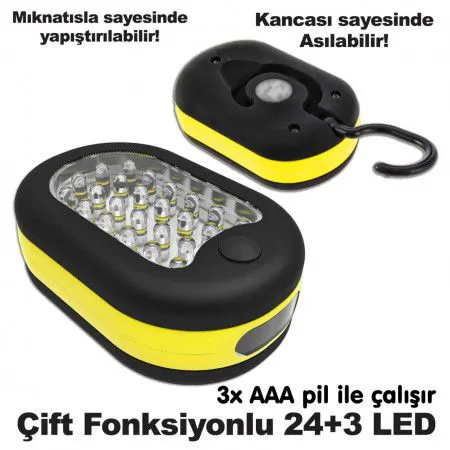 Automix 24+3 LED Flashlight