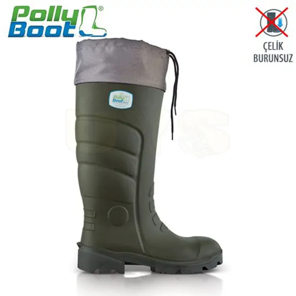 Polly Boot Galaxy 501B K Khaki Steel Toe Work Boot