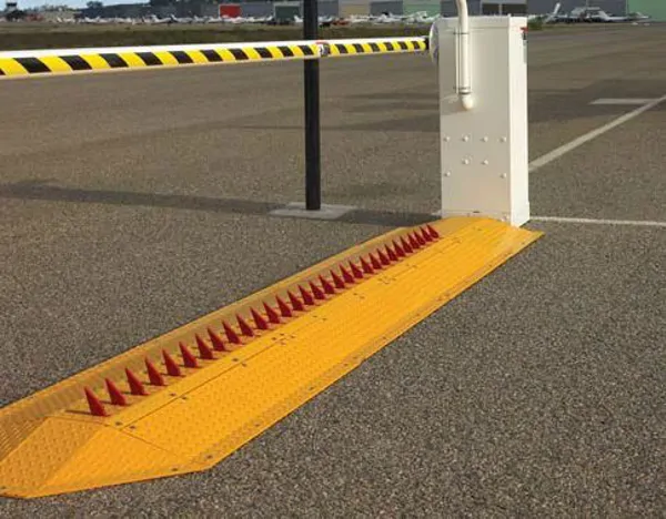 Tire Trap with Arm Barrier