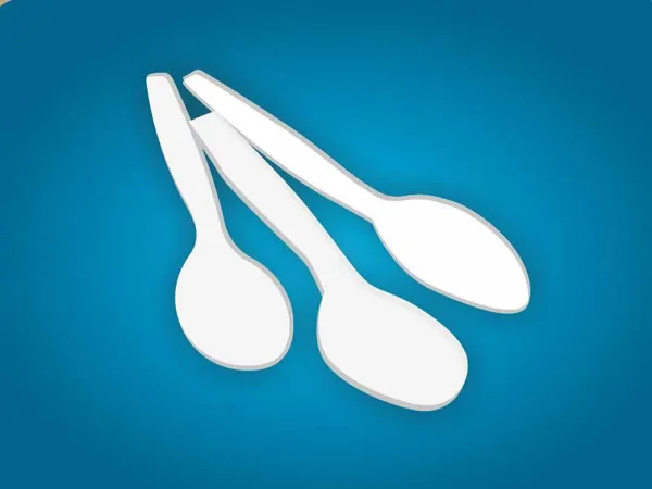 Plastic Serving Spoons (Pack of 10)