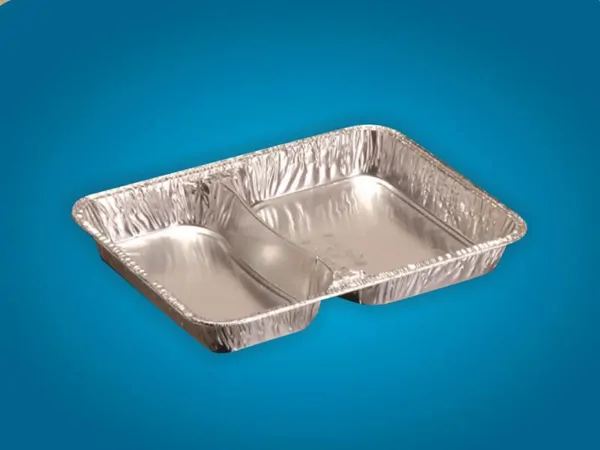 Aluminum 2-Compartment Containers