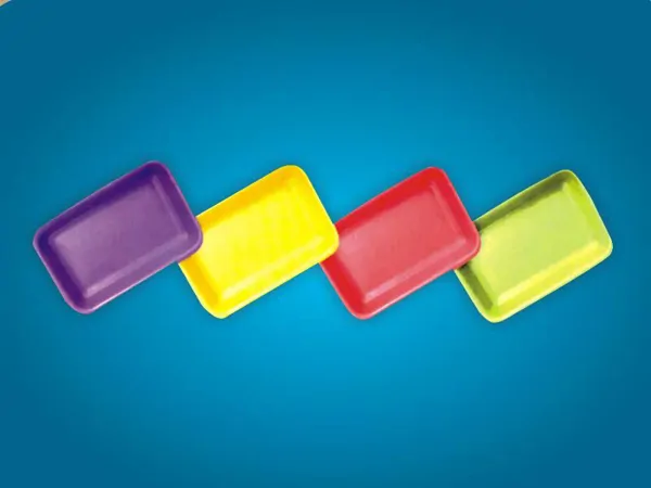 Colorful Rectangular Foam Containers