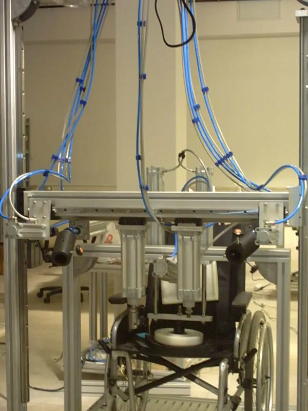 Durability Testing Equipment for Folding Wheelchairs