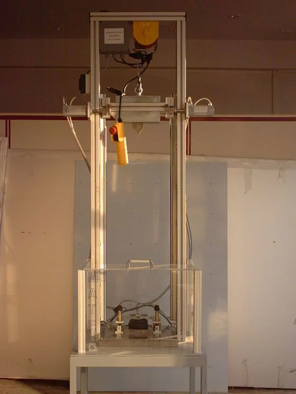 Impact Resistance Test Setup for Miner's Boots
