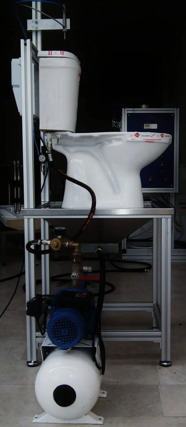 Toilet Valve Reliability Test Setup