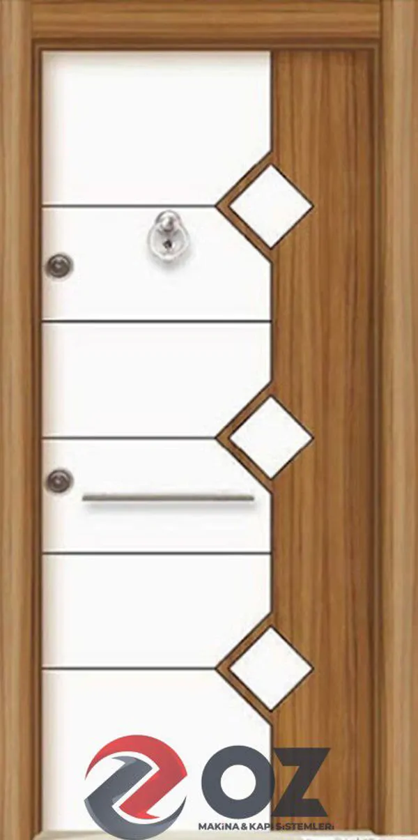 OZ Series OZ-04 Two-Color Laminox Steel Door