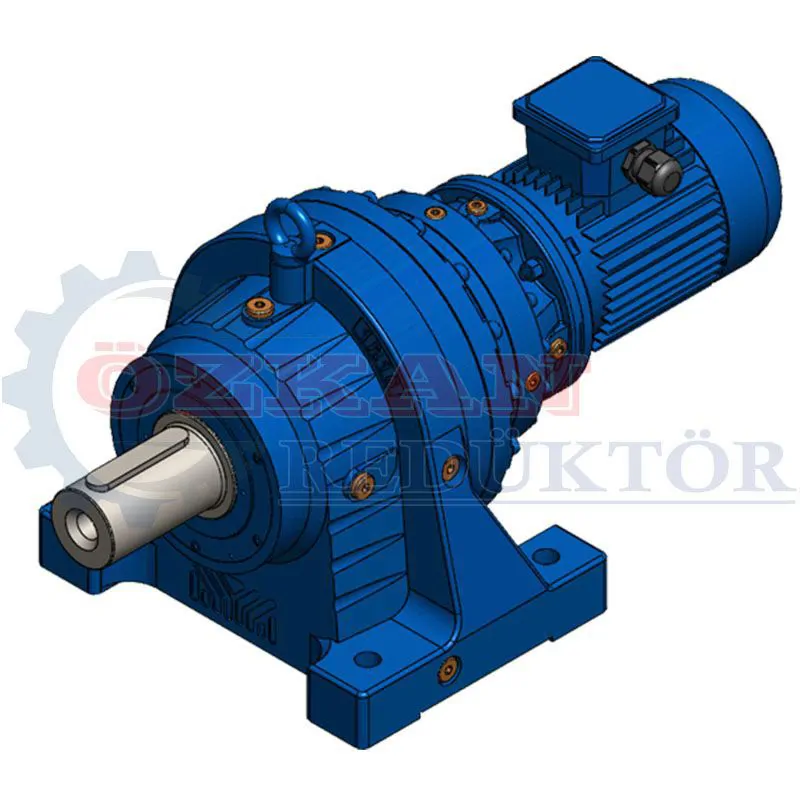 R Series Planetary Gearboxes with Foot Mounts - Yılmaz Reducers