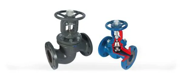VALFTEK DN250 PN16 METAL BELLOWS GLOBE VALVE