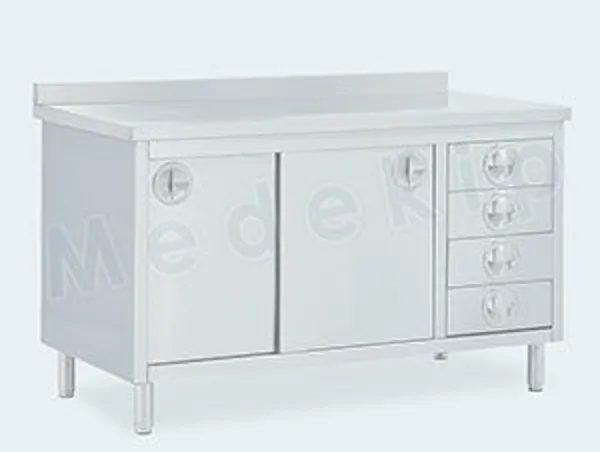 Desk / Work Desk with Cabinet - Drawers