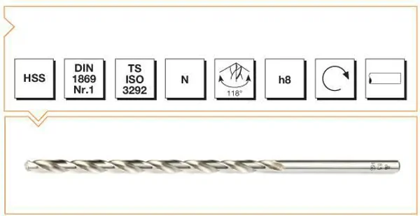 Drill Bits with Cylindrical Shanks