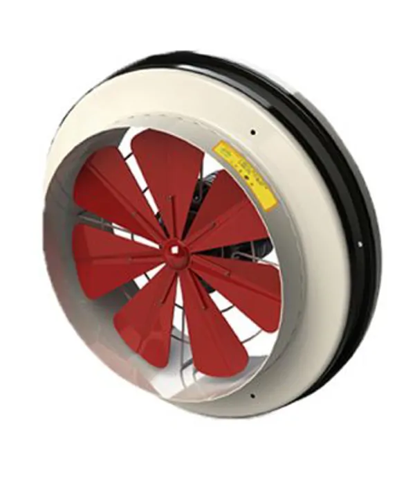 Axial Extractor Fan, Wall Mounted, Without Cover