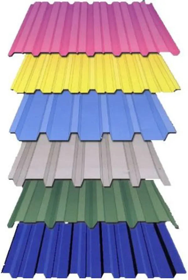 TRAPEZOIDAL COLORED SHEET METAL