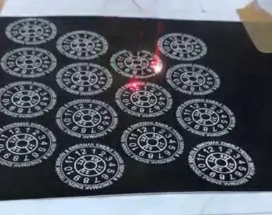 Laser Engraved Foil Labels
