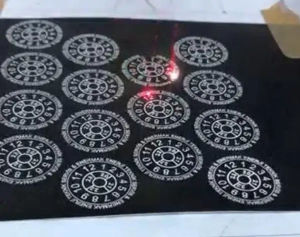 Laser Engraved Foil Labels