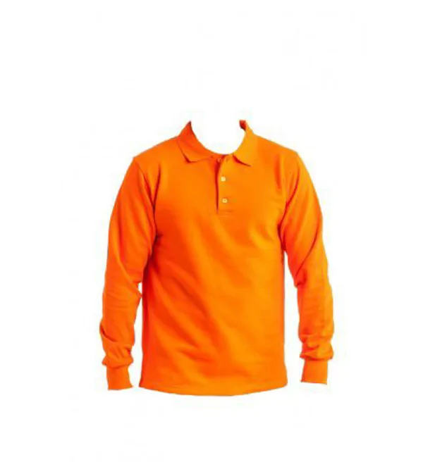 Polo collar sweatshirt
