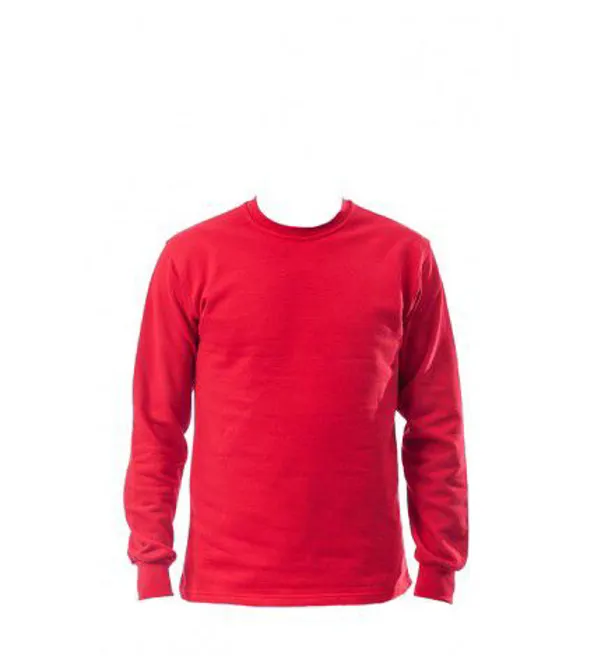 LONG SLEEVE CREDIT COLLAR SWEATSHIRT