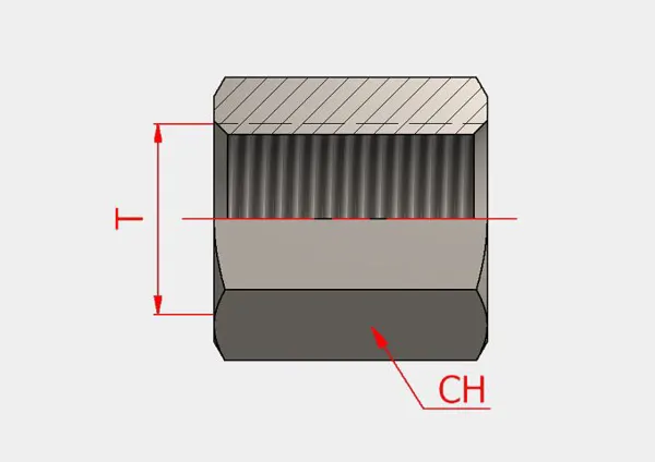BSP Six-Corner Couplings