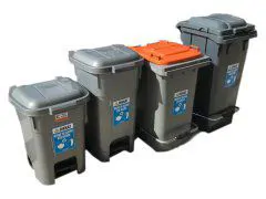 Glove and Mask Waste Bin, 80 Liters