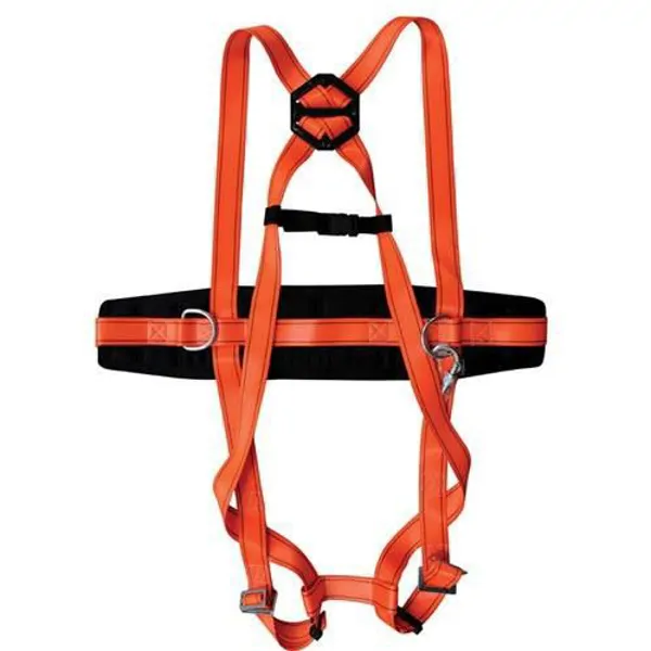 Parachute-type safety harness + 1.20 meter rope + carabiner