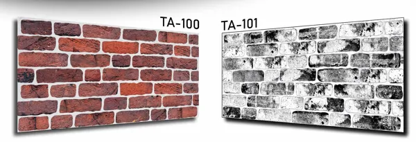 Brick pattern wall panels