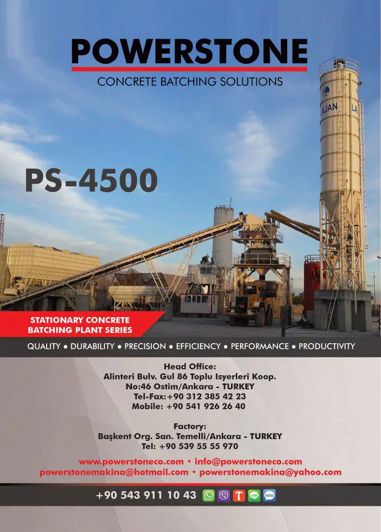 Stationay Concrete Batching Plant