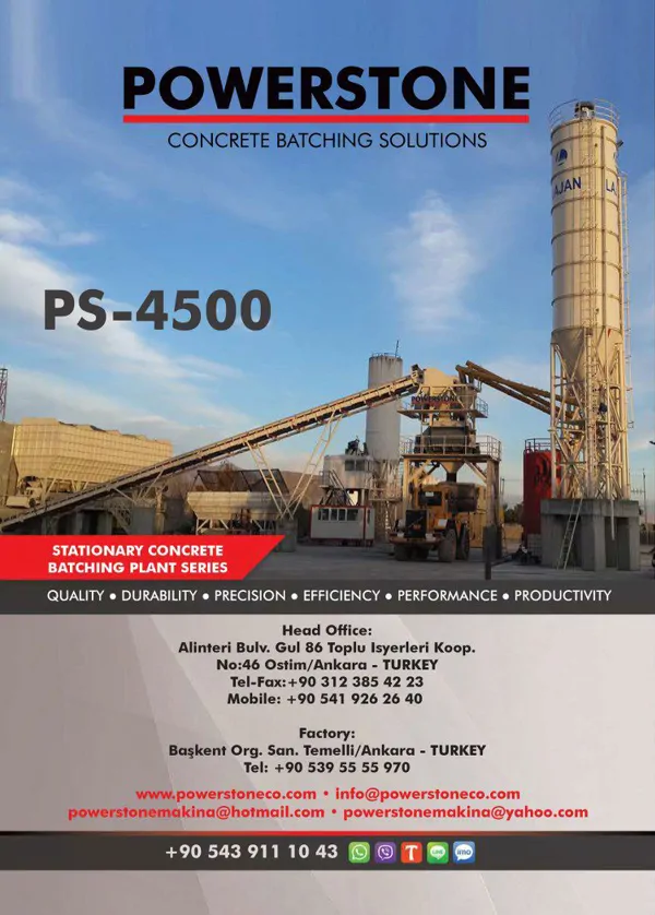 Stationay Concrete Batching Plant