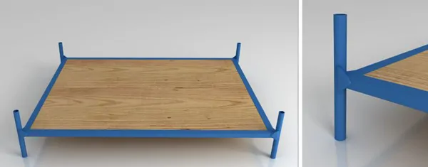 Wooden Pallets for Block and Interlock Factories