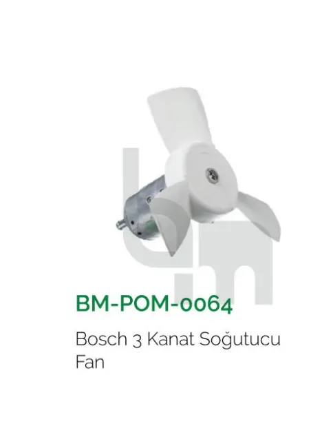 BETON POMPASI / 3 KANAT SOĞUTUCU FAN