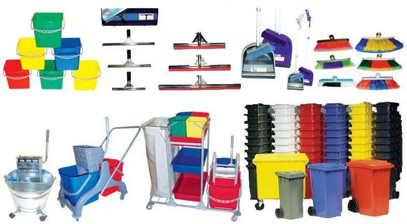 PLASTIC CLEANING MATERIALS