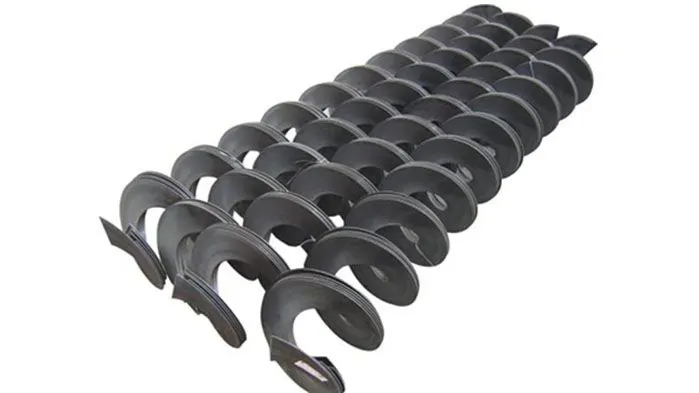 Sand washer spiral blades