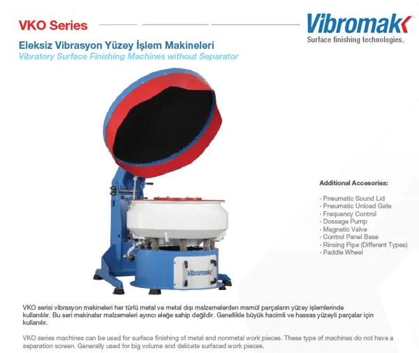 Type O Vibration Machines without Sieves