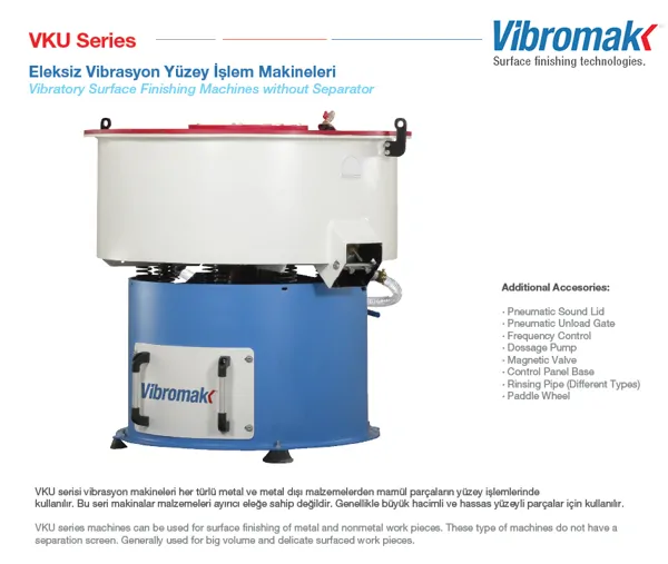 U-type Vibration Machines without Sieves
