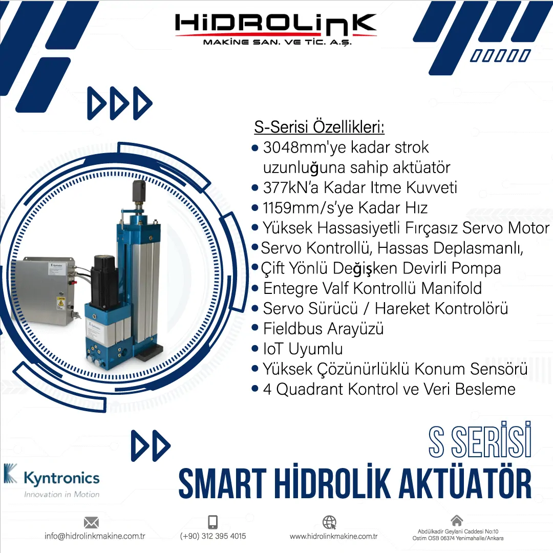 Kyntronics S-Series Actuator