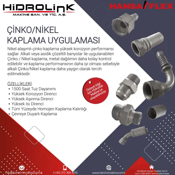 Hansa-Flex Zinc/Nickel Plating Application