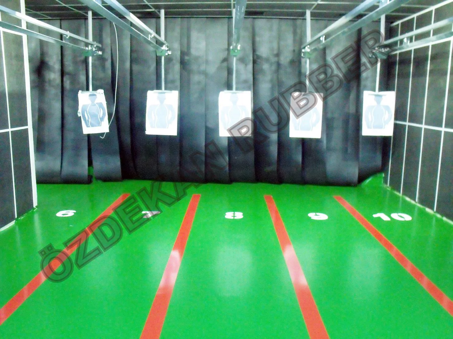 Shooting Range- Shooter Counter- Bulletproof Curtain